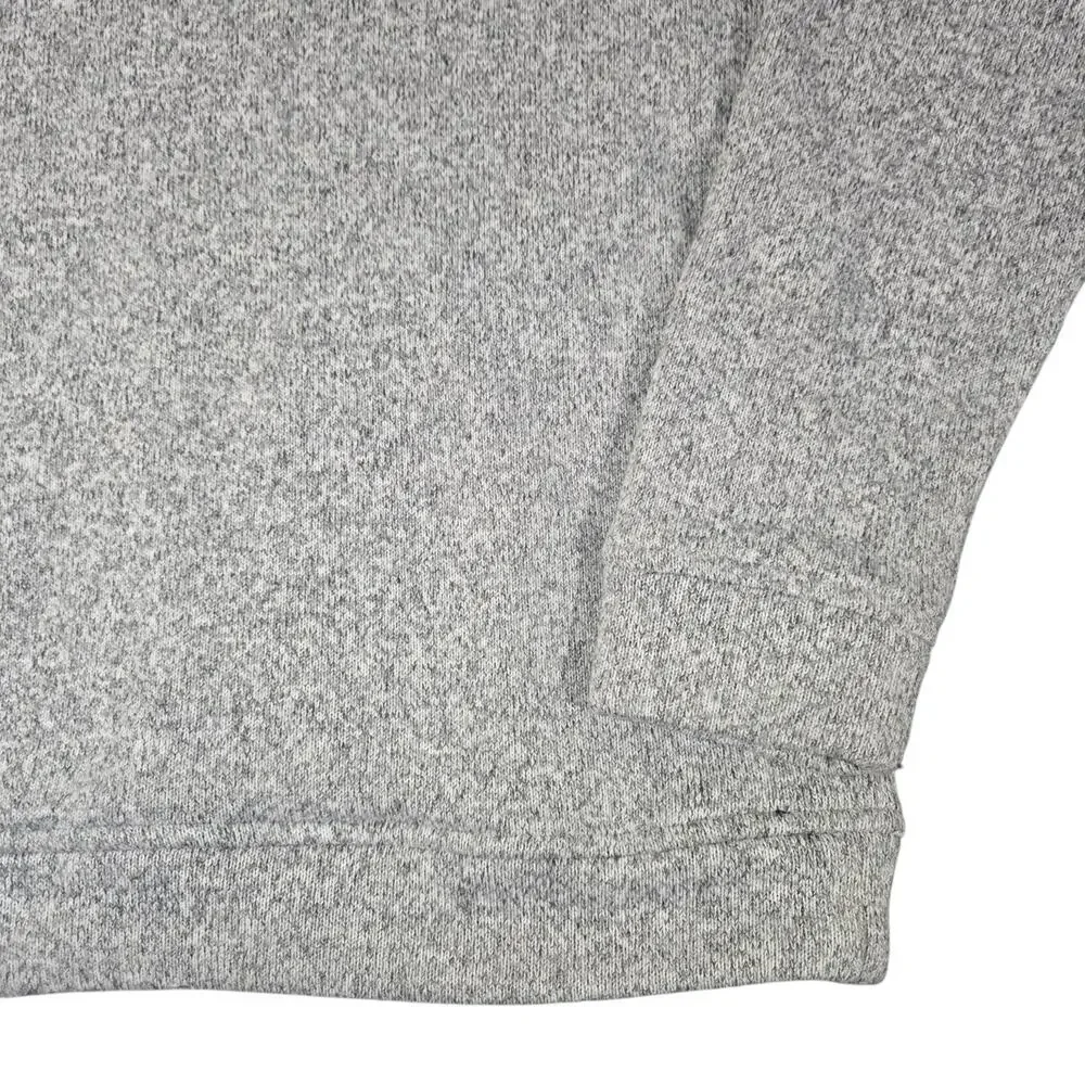 Vineyard Vines Gray Heathered Quarter Zip Pullover Sweater Fleece Girls Large